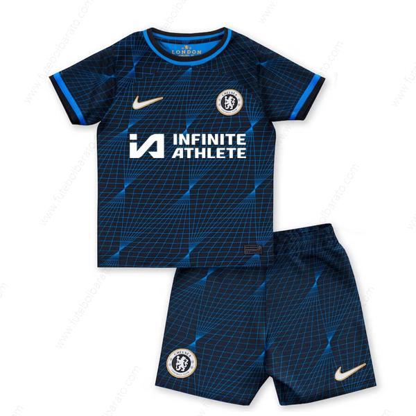 Camisa Chelsea Away Kit de futebol infantil 23/24