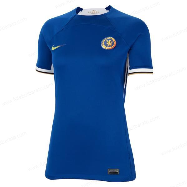 Camisa Chelsea Home Feminino Camisas de futebol 23/24