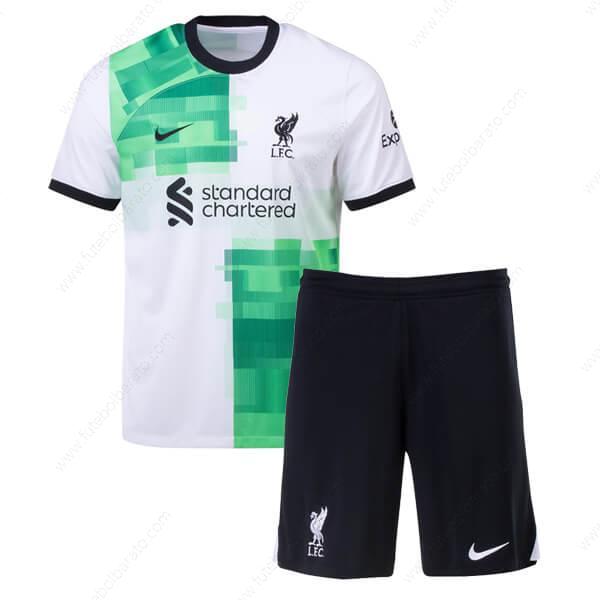 Camisa Liverpool Away Kit de futebol infantil 23/24