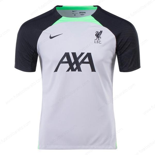 Camisa Liverpool Pre Match Training Camisas de futebol – Cinza