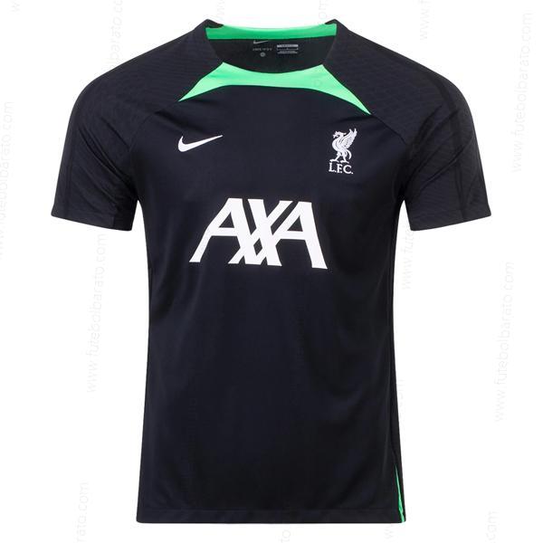 Camisa Liverpool Pre Match Training Camiseta de futebol – Preto